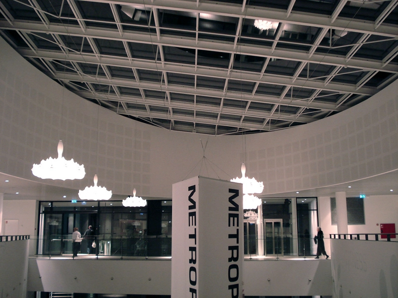 Hjørring Bibliotek Metropol Shoppingcenter, glastag