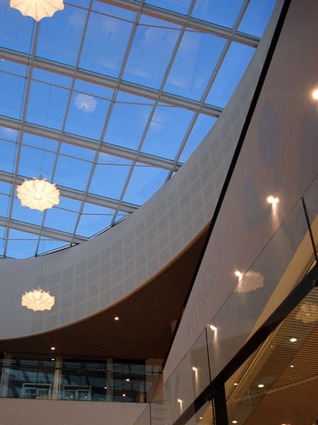 Hjørring Bibliotek Metropol Shoppingcenter, ovenlys