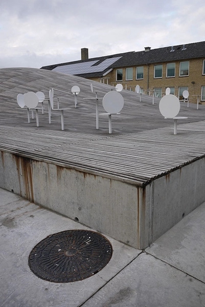 Multihal Gammel Hellerup Gymnasium Kant og dæksel