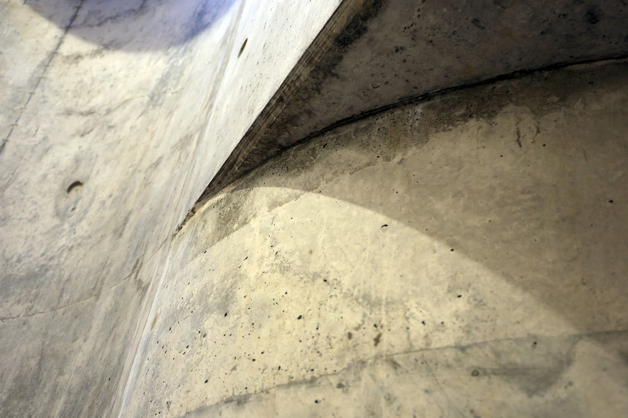 Multihal Gammel Hellerup Gymnasium Detalje, beton