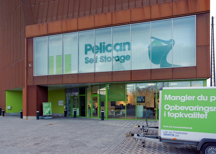 Pelican Self Storage Kastellet Indgangssituation