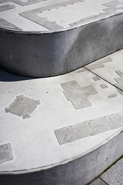 Guldberg Byplads Detalje, siddemøbel