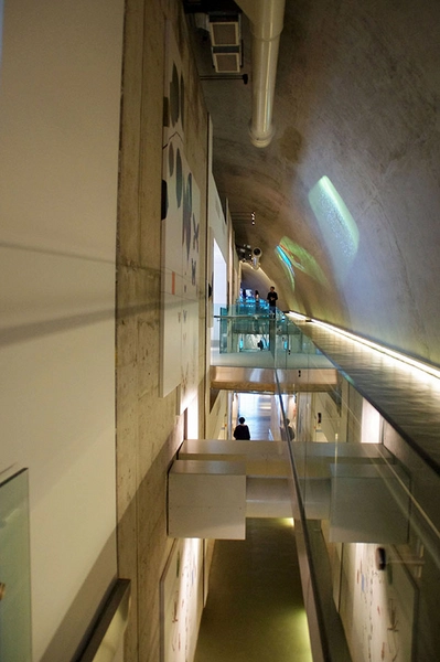 Darwin Centre Udstillingens forskellige niveauer