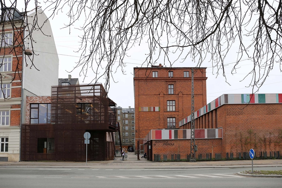 Bording Friskole Bordings Friskole set fra Øster Søgade