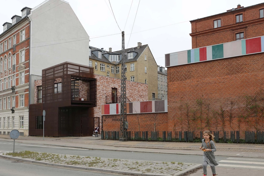 Bording Friskole Bordings Friskole set fra Øster Søgade