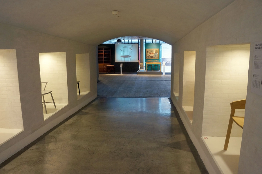 Kunstmuseet Trapholt Kig mod udstillingsanneks