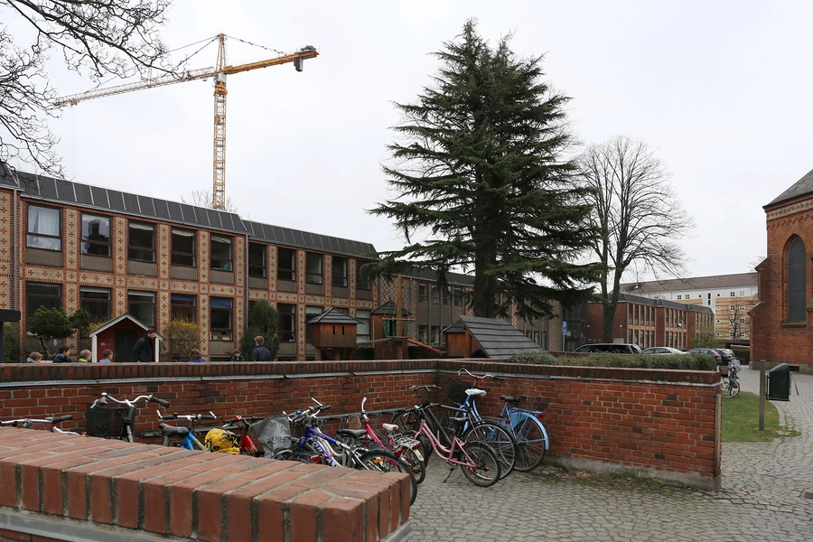 Skt. Johannes Gården Overbliksbillede fra vest