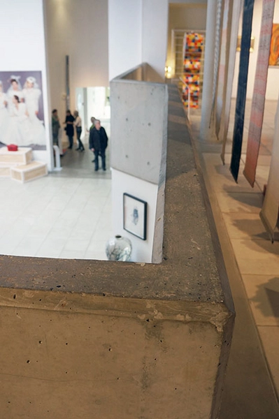 Kunstmuseet Trapholt Detalje, betonrækværk