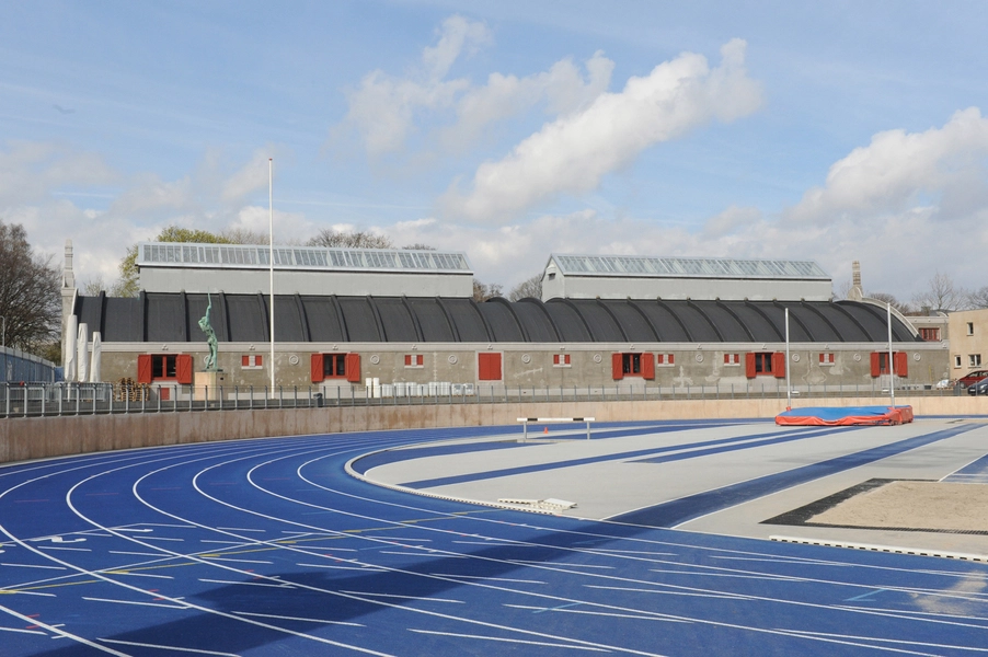 B.93 Tennishal - Sparta hallen Set fra Østerbro Stadion