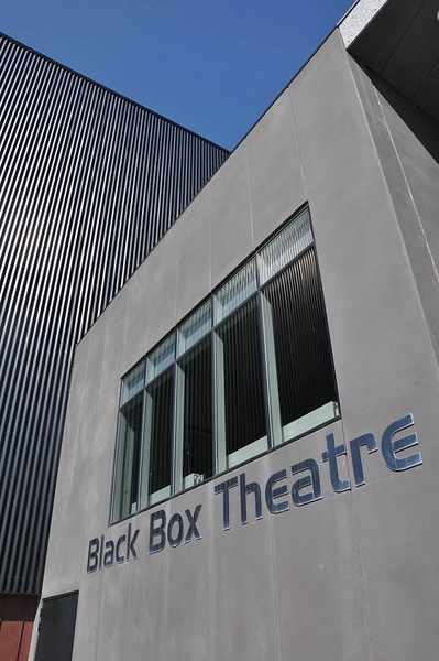 Musikteateret Holstebro Black Box Theatre's betonfacade
