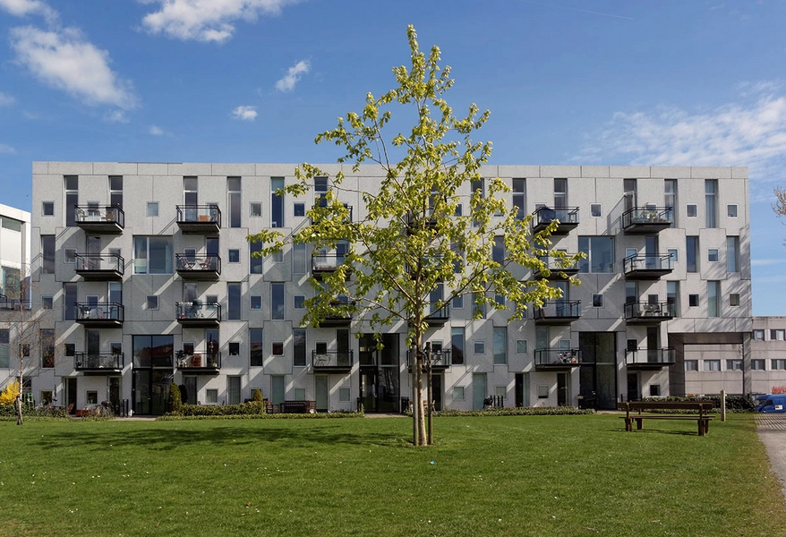 Emaljehaven Emaljehaven set fra byparken