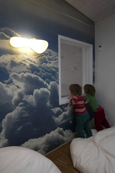 Børnekulturhus Ama'r Himmelrummet med udsigt til caféen