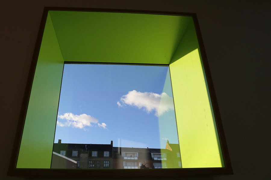 Børnekulturhus Ama'r Farvede vindueskarme