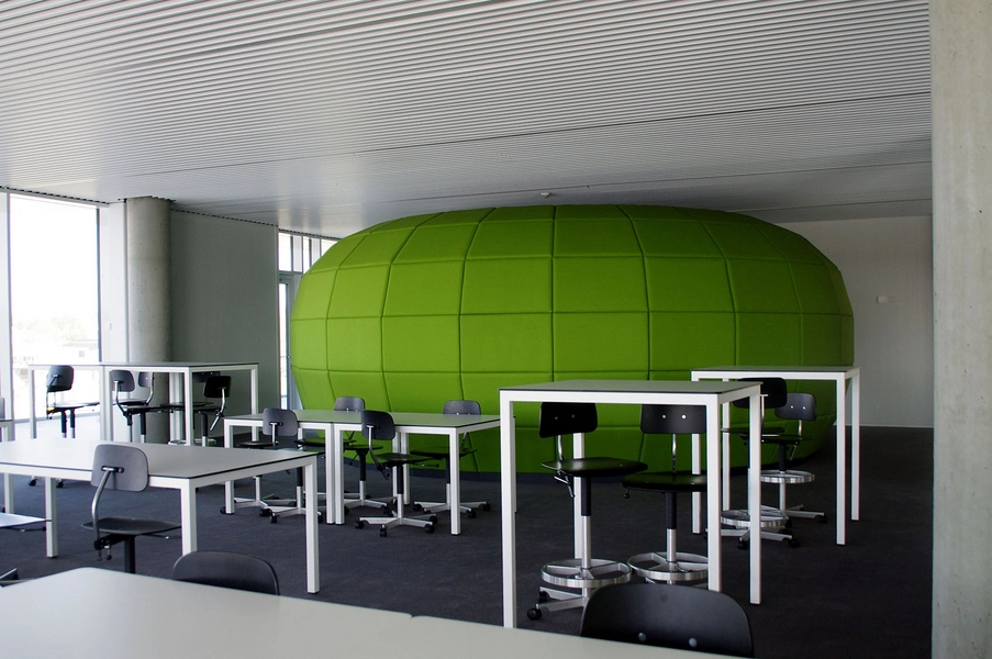 VUC Syd Eksempel på indretning på undervisningsetage