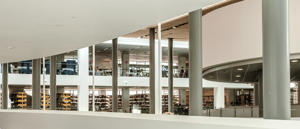 KUA 2, Københavns Universitet Amager, Humanistisk Fakultet Udsigt fra ramper