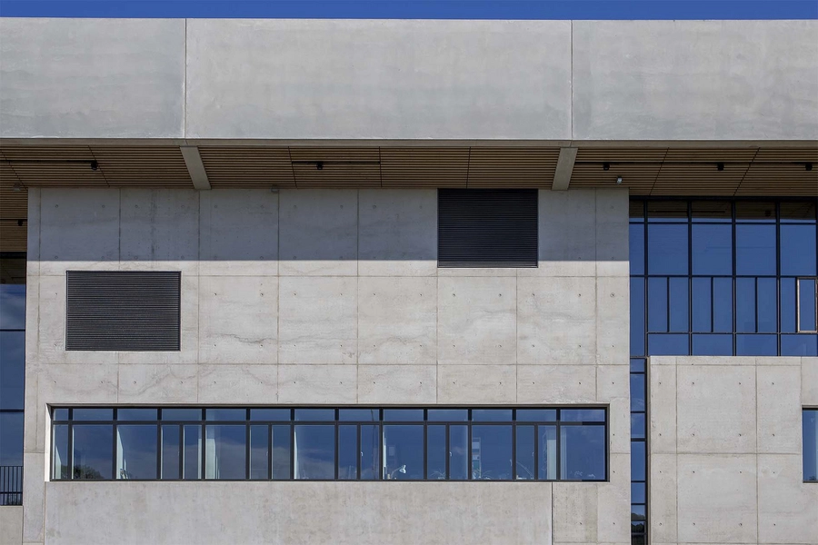 Moesgaard Facadeudsnit, nordfacade