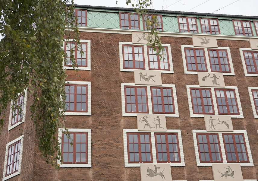 Mosendalgaard Facadeudsnit vestfacade