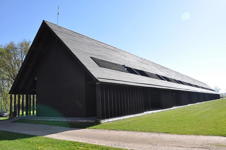 Nørre Vosborg Kig på /østbygningen fra syd-øst