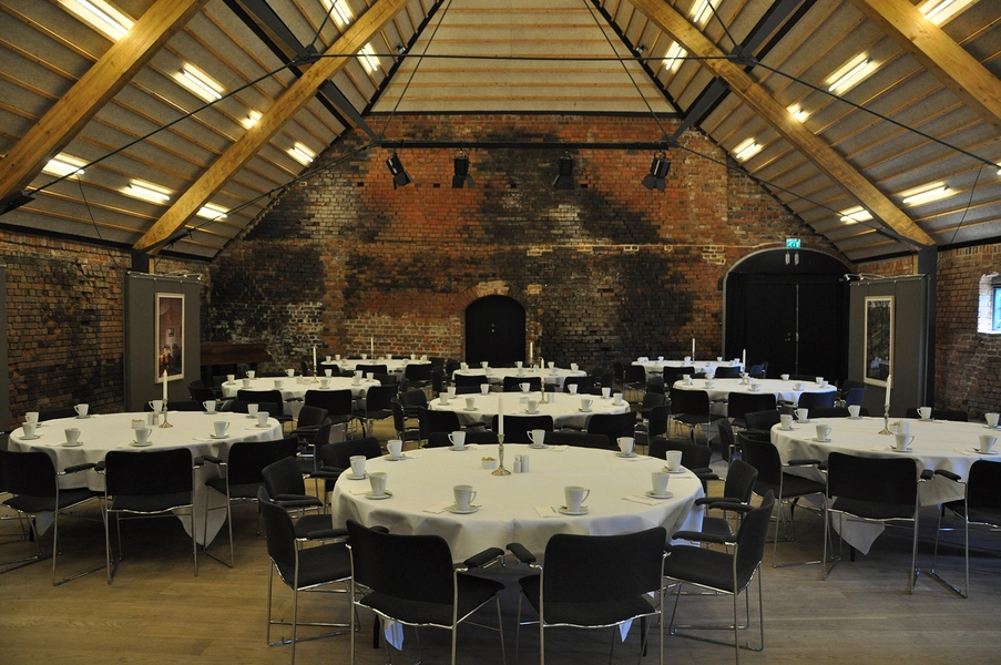 Nørre Vosborg Restaurant i den gamle hestestald