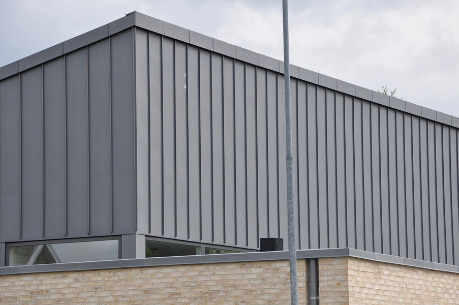 Kirkecenter Hinnerup Volumener i forskelllige materialitet