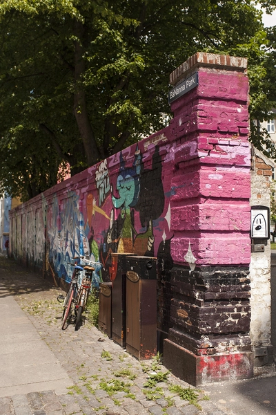 BaNanna Park Muren ud til Nannasgade