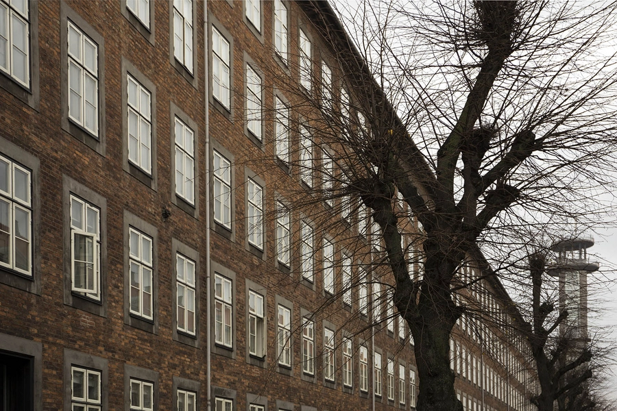 Hornbækhus Facadeudsnit