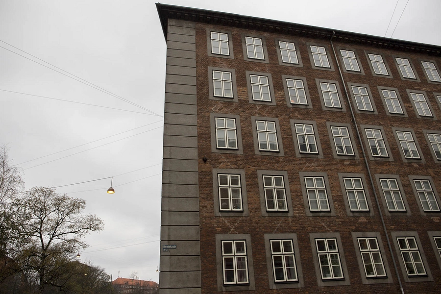 Hornbækhus Facadeudsnit