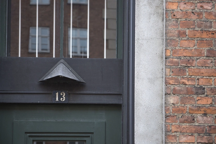 Hornbækhus Detalje, dør