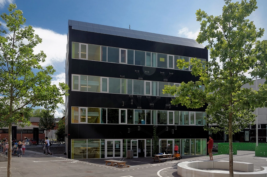 Vanløse skole Beplantning skolegård