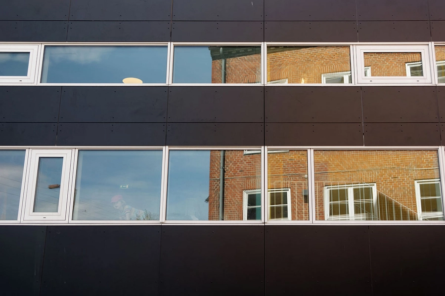 Vanløse skole Båndvinduer