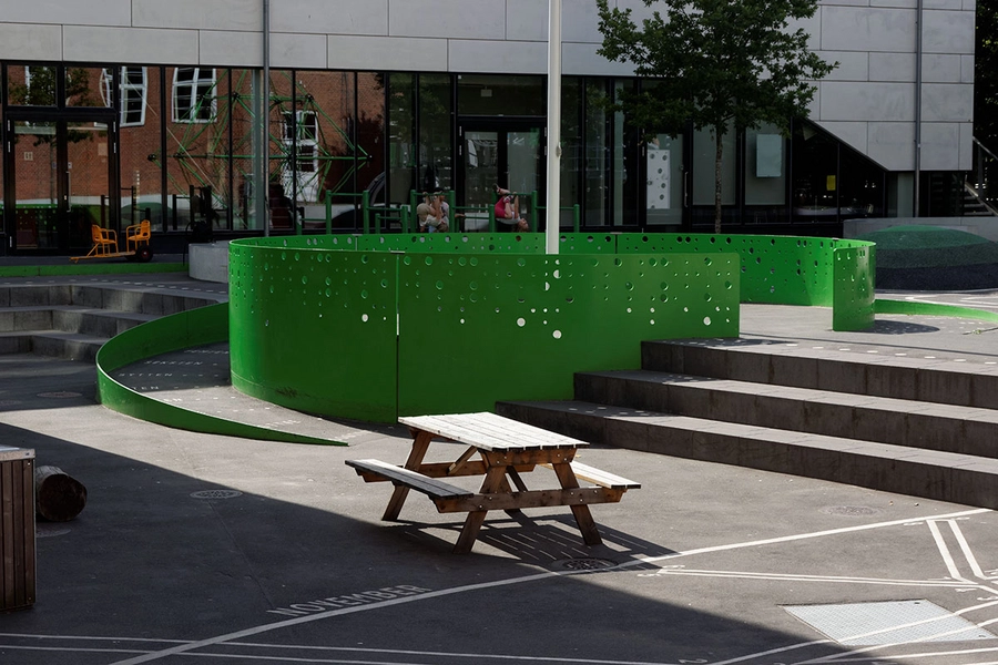 Vanløse skole Detalje, trappe