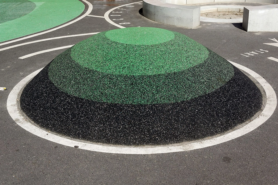 Vanløse skole Detalje, ny legeplads