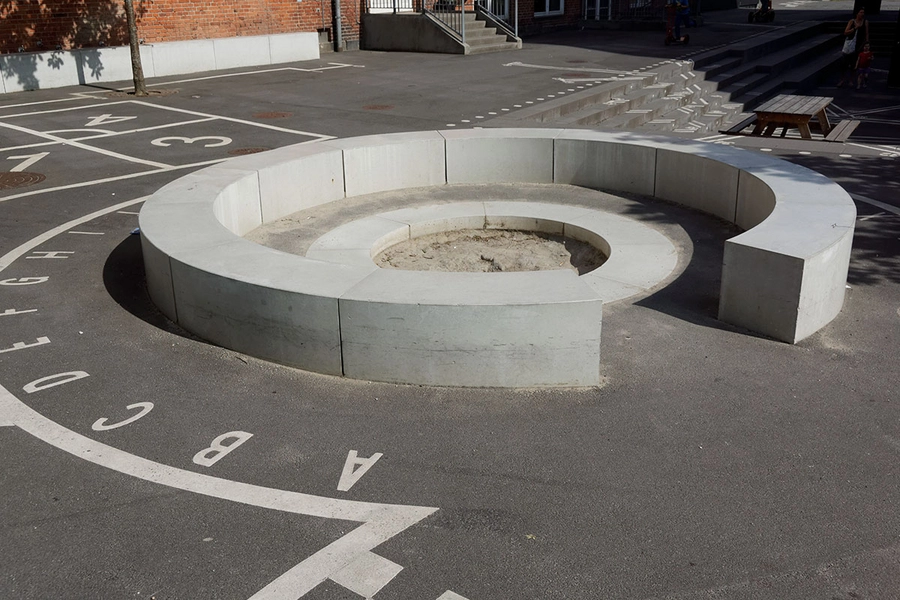 Vanløse skole Detalje, ny legeplads