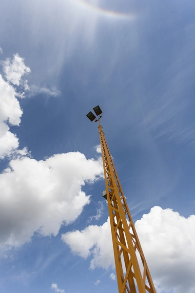 Mimersparken Belysning af fodboldbanen