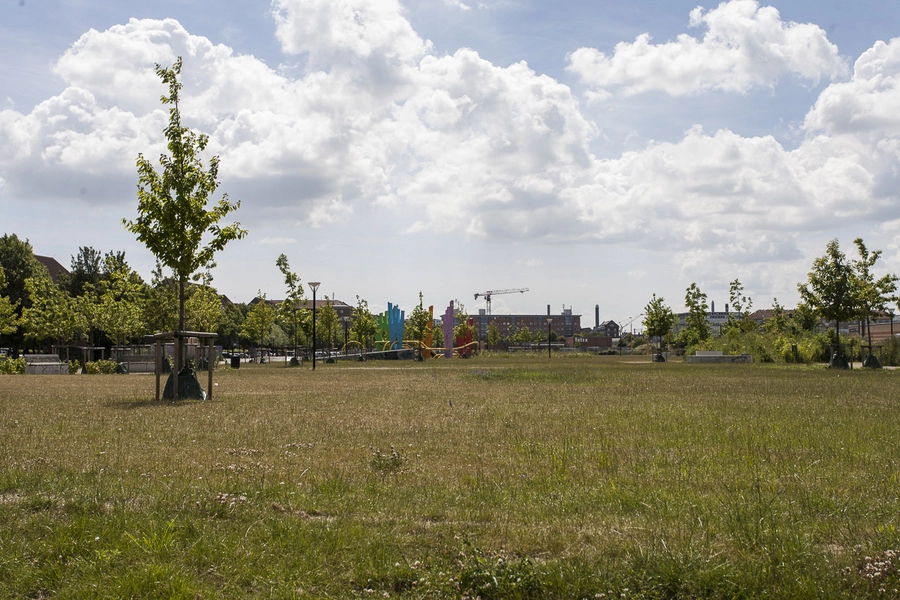 Mimersparken Eng i midten af parken