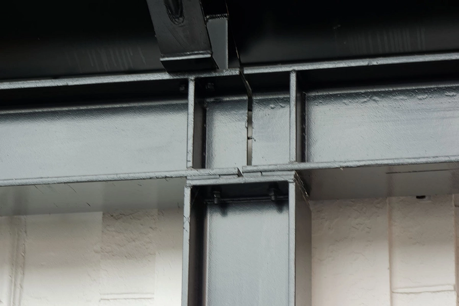 Galleri K Detalje, konstruktion