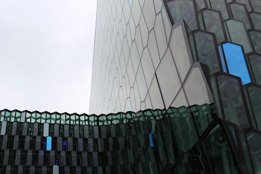 Harpa Detalje, facade, exteriør