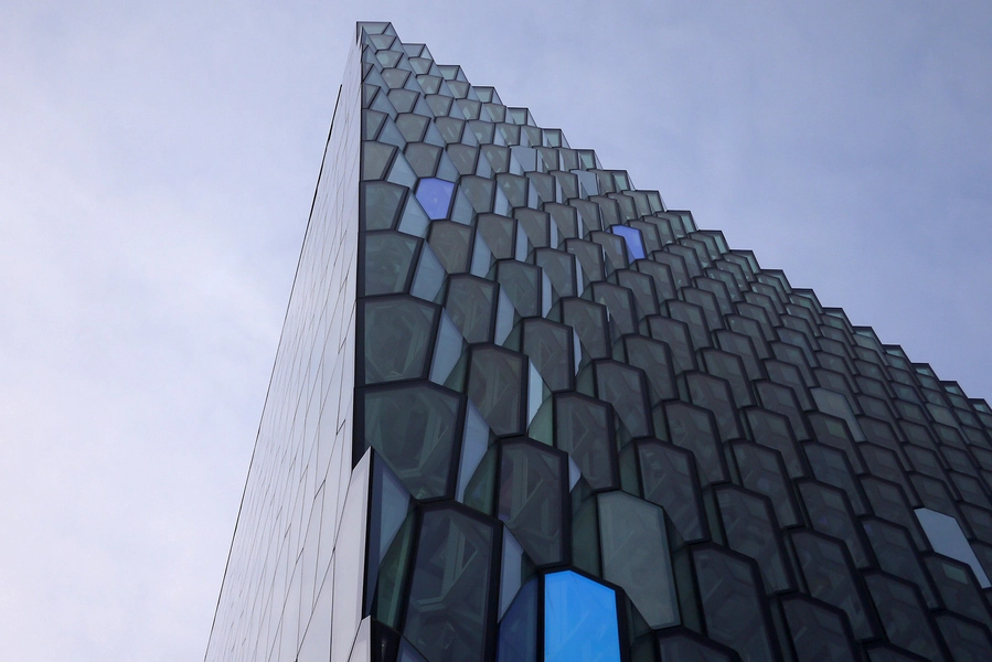 Harpa Detalje, facade, exteriør