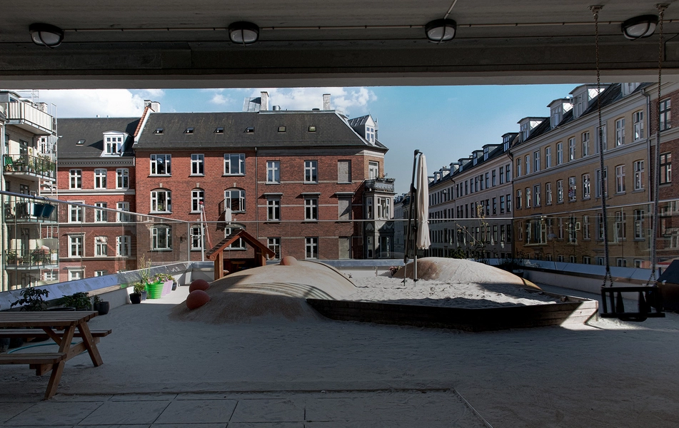 Damperen Udsigt fra tagterassen