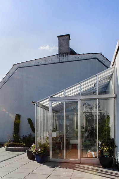 Damperen Drivhus på taget