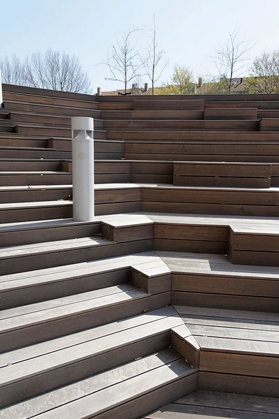 Tagensbo Skole Detalje, trappe