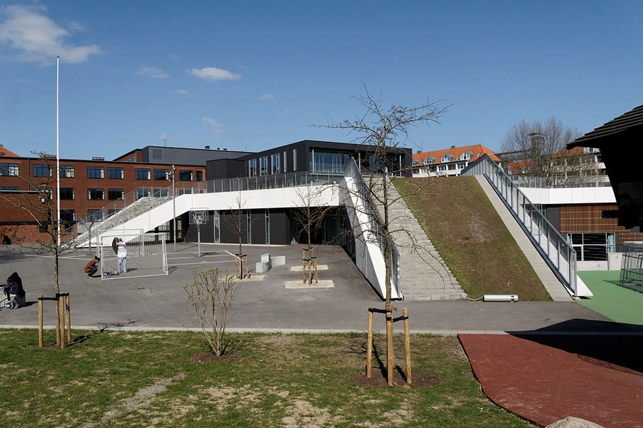 Tagensbo Skole Overbliksbillede multihal