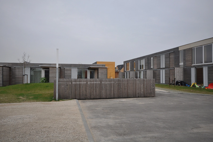 Lærkehaven Oversigtsbillede, bebyggelsens indre gårdrum