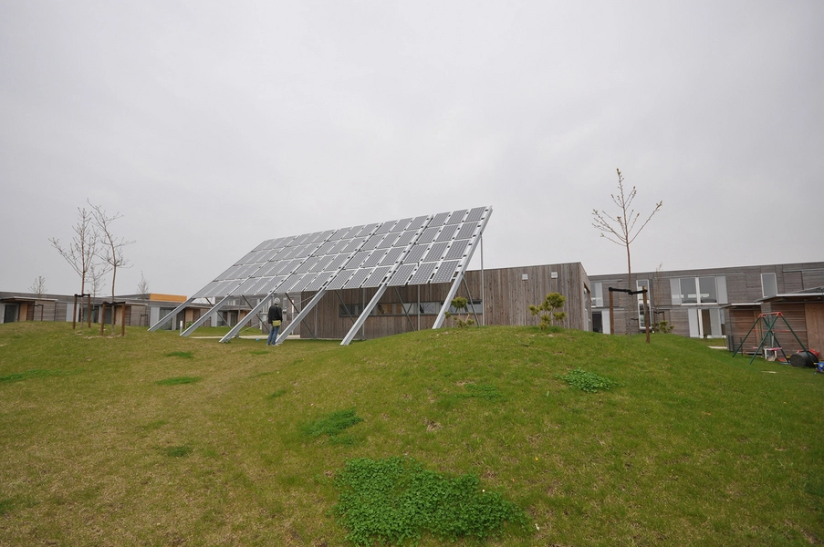 Lærkehaven Iversigtsbillede, solcelleanlæg