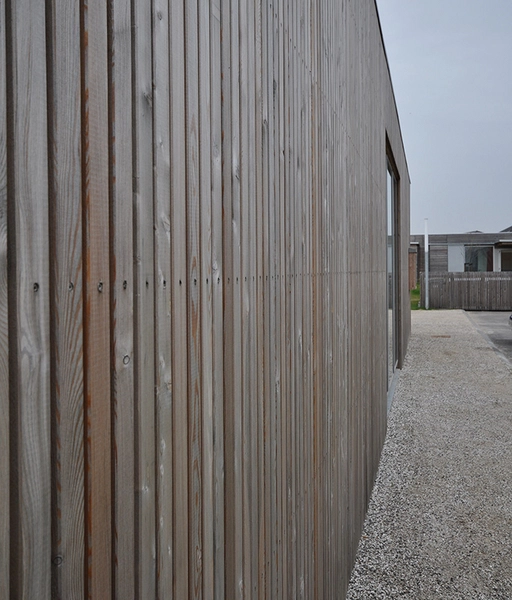 Lærkehaven Facadebeklædning i lærketræ