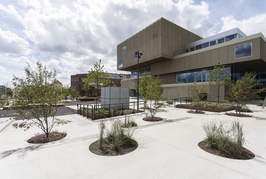 Biblioteket Rentemestervej Forplads In situ beton