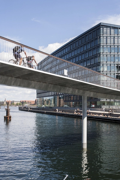 Cykelslangen Kig mod Aller-bygningen