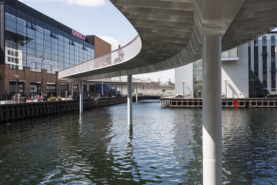 Cykelslangen Undersiden