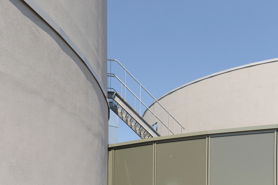 Portland Towers Detalje fra toppen af bygningen.