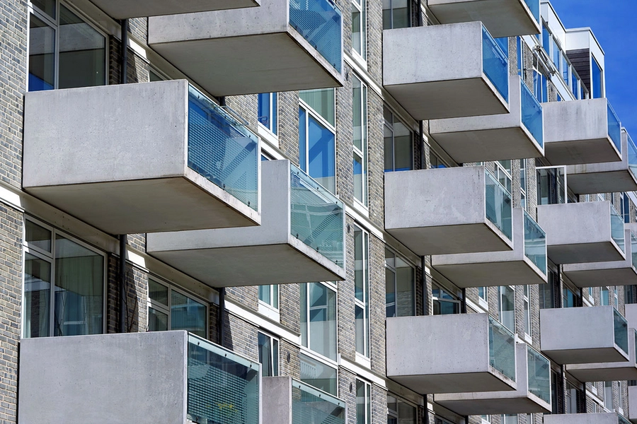 Kommandantens Gård Detalje, balkoner